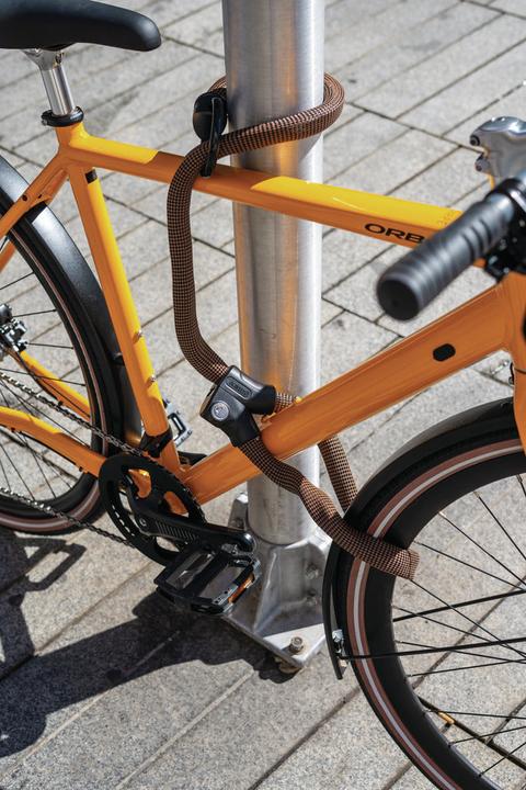 Actual product image Abus 1806/140 autumn orange Infinity Loop (140 cm)