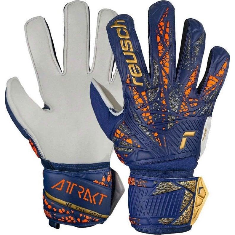 Reusch, Unisex, Handschuhe, Attrakt Solid Junior, Blau, (7)