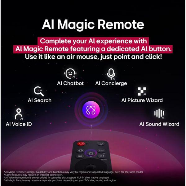 Image du produit LG 65UA74006LB schwarz (65", LED, 4K)