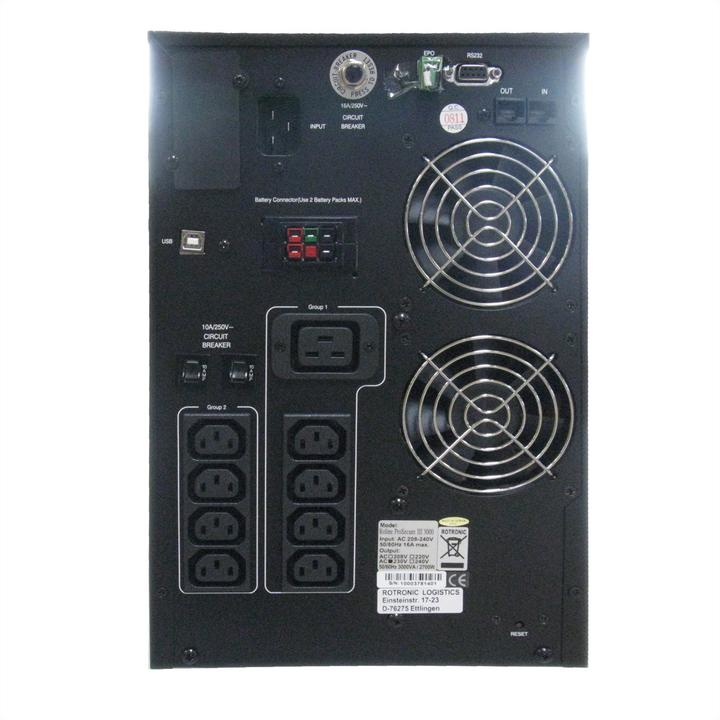 Produktbild Roline ProSecure III 3000 (3000 VA, 2700 W, Online-Doppelwandler USV)