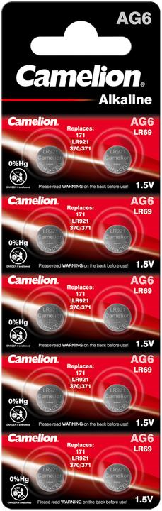 Image du produit Camelion 12051006 - Pile jetable - SR920W - alcaline - 1,5 V - 10 pièce(s) - 53 mAh (10 pcs, SR920, 53 mAh)