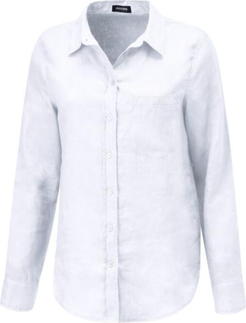 Immagine prodotto Artime Leinenbluse mit Hemdkragen, uni (M)