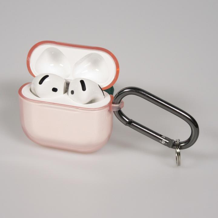 Actual product image Hurtel Transparent Case for Airpods 4 - Pink (Headphone sleeve)