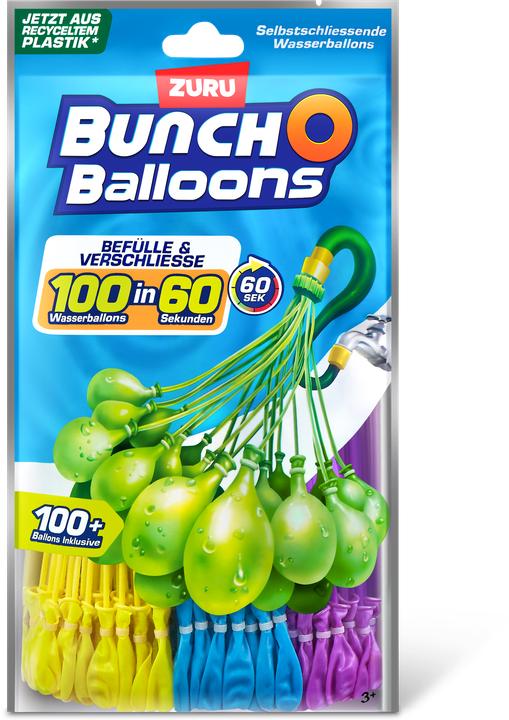 Produktbild Zuru 100 ™ Wasserbomben Bunch O Balloons farbsortiert (100 x)