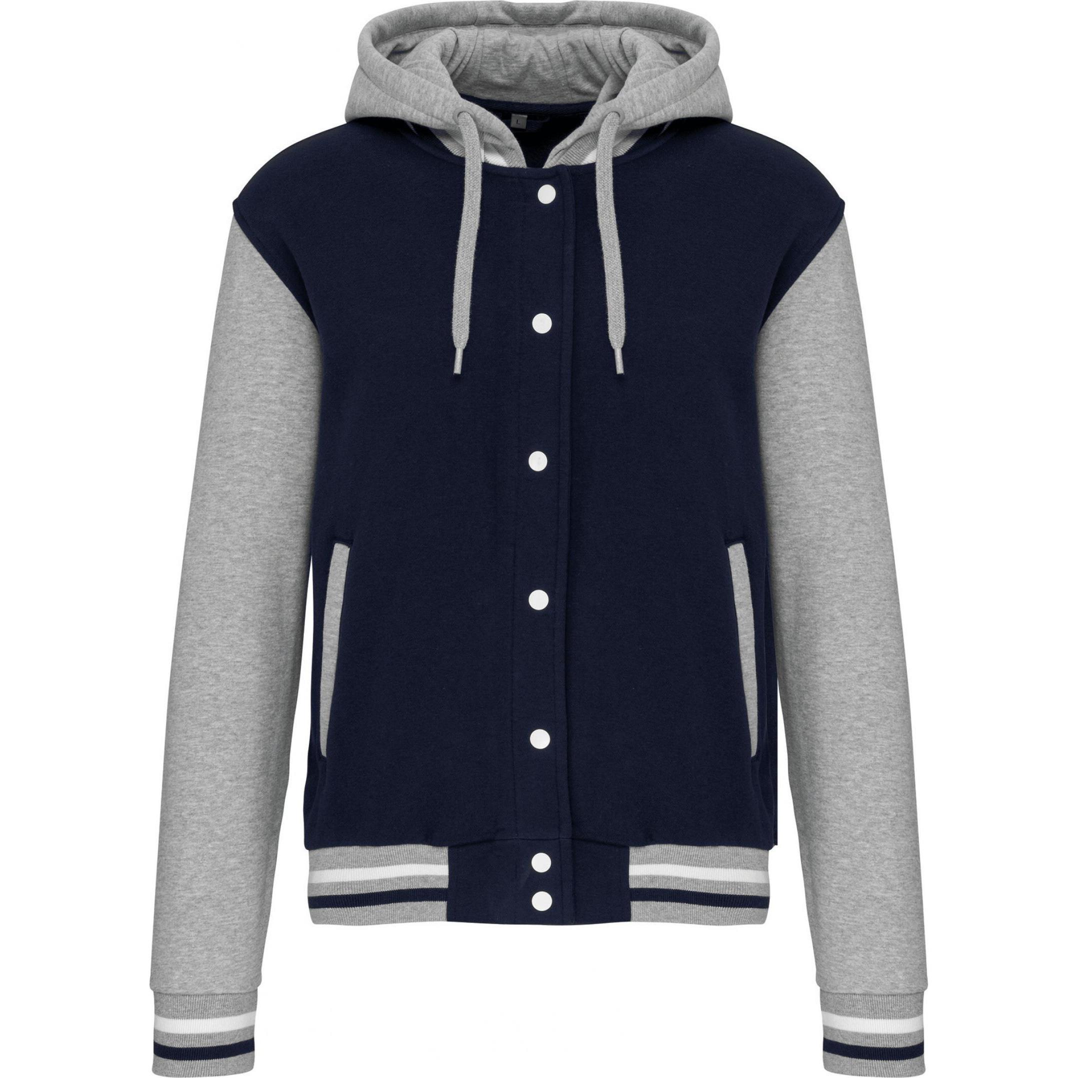 Kariban, Herren, Pullover, Kapuzenshirt, Blau, (M)