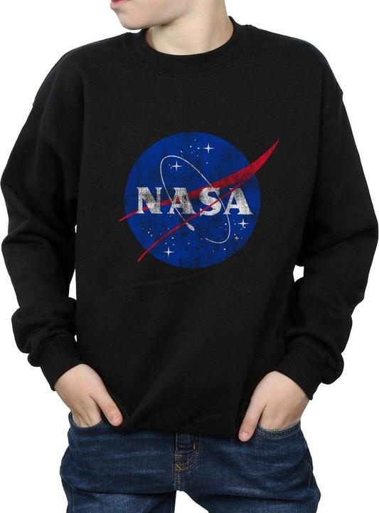Produktbild Nasa Classic Insignia Logo Distressed Sweatshirt Jungen (152, 158)