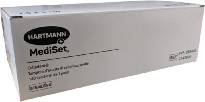 Produktbild Cellodent MEDISET Tupfe 3.5x5cm st 140x2