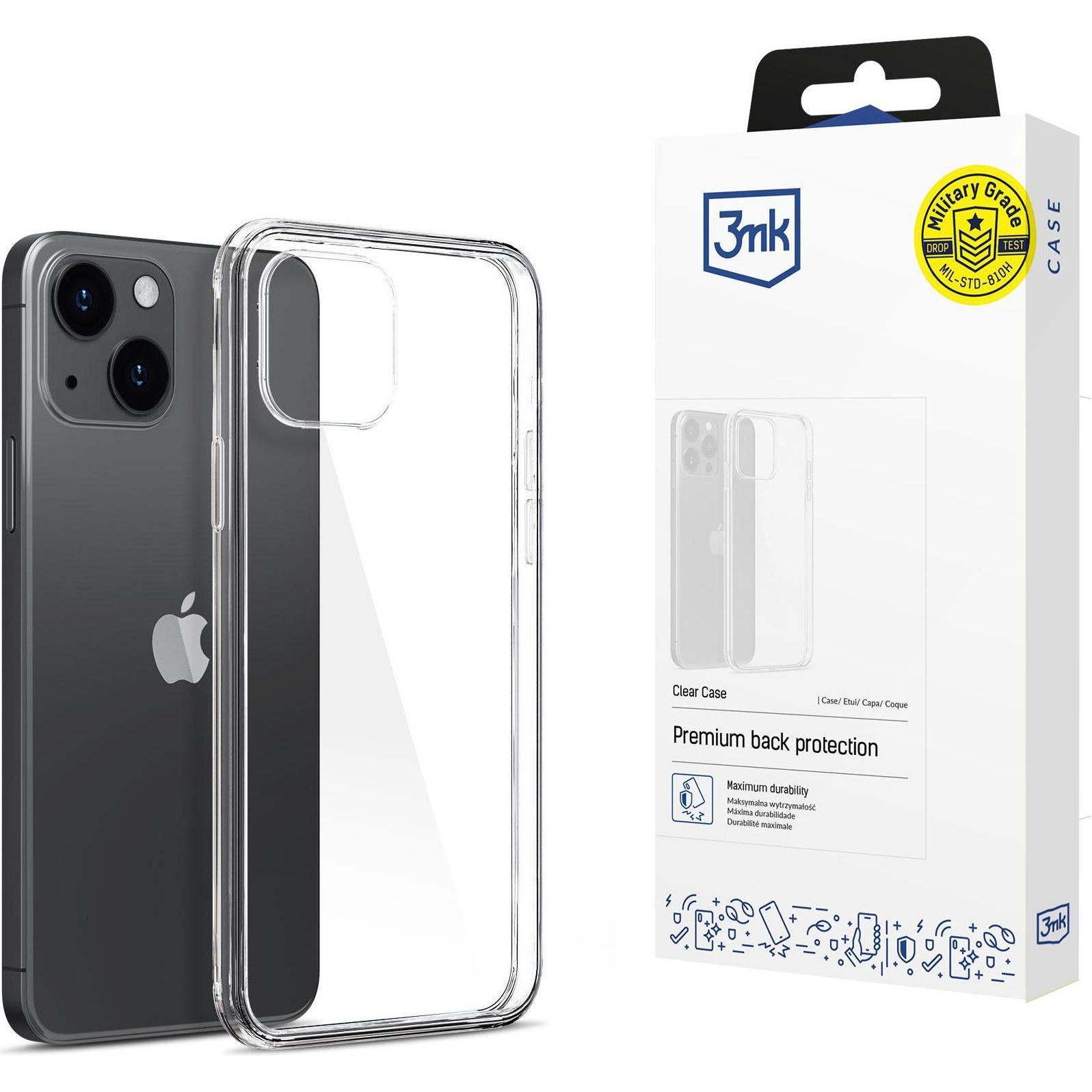 3MK Clear Case iPhone 15 Plus 6.7" (Apple iPhone 15 Plus), Smartphone Hülle, Transparent