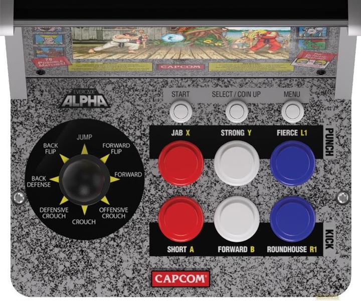 Produktbild Blaze Evercade Alpha Street Fighter Bartop Arcade