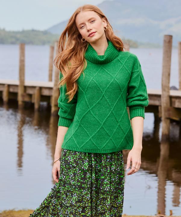 Produktbild Joe Browns Green Roll Neck Knit Jumper (44)