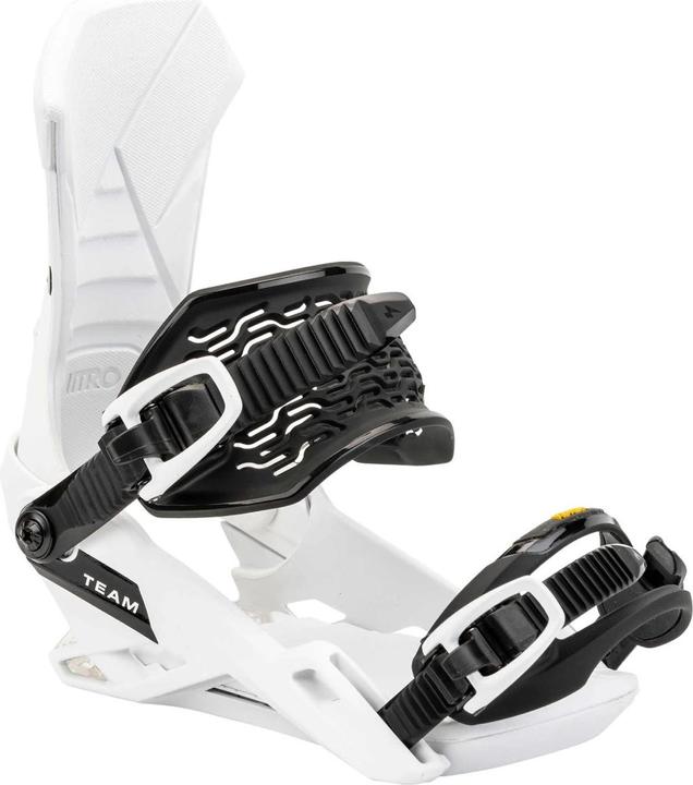 Nitro Team Men's Snowboard Bindings "White" 2025-L (44 - 48) (L)