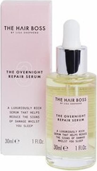 Produktbild The Hair Boss THE HAIR BOSS By Lisa Shepherd The Overnight Repair Serum odbudowująco-wzmacniające serum do włosów (30 ml)