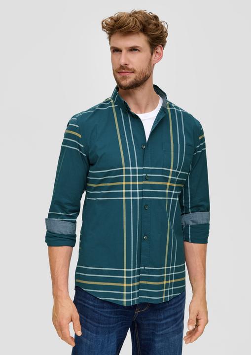 Immagine prodotto s.Oliver Hemd Slim: Karohemd aus Baumwollstretch (S)