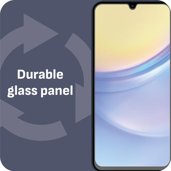 Produktbild Cazy Schutzglass Kompatibel mit Samsung Galaxy A15 / A15 5G Tempered Glass Hülle Kompatibel - Transparant (1 Stück, Samsung Galaxy A15 5G, Samsung Galaxy A15)
