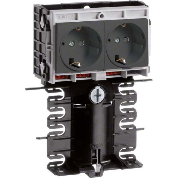 Tehalit, Kabelschutz + Kabelführung, Geräteträger-Technikteil (20 mm)