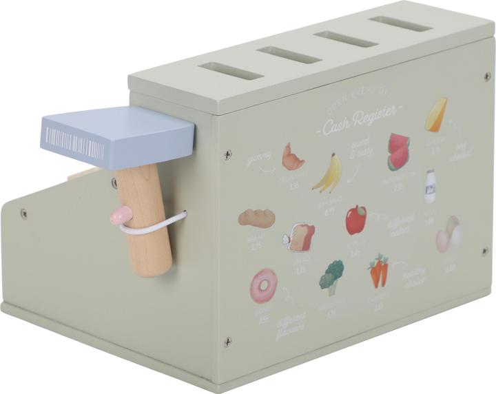 Produktbild Little Dutch Spielkasse aus Holz mit Scanner und Kartenlesegerät