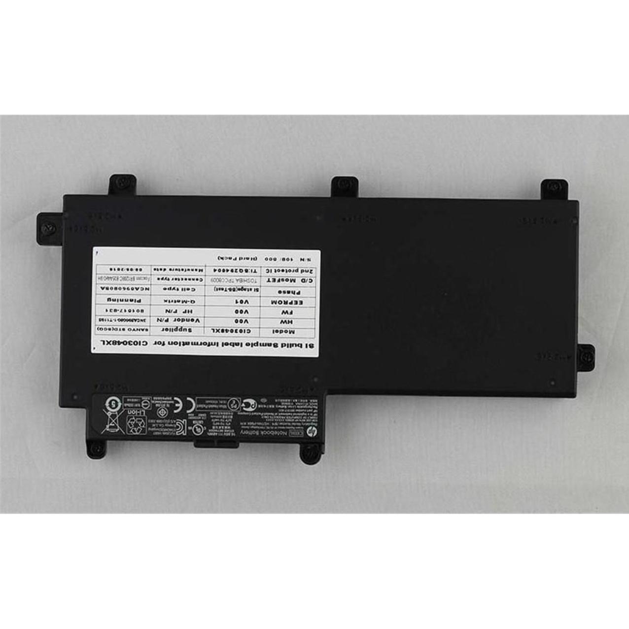 HP Akku 3C 48Wh (CI03048XL-PR) (3 Zellen, 4210 mAh), Notebook Akku, Schwarz