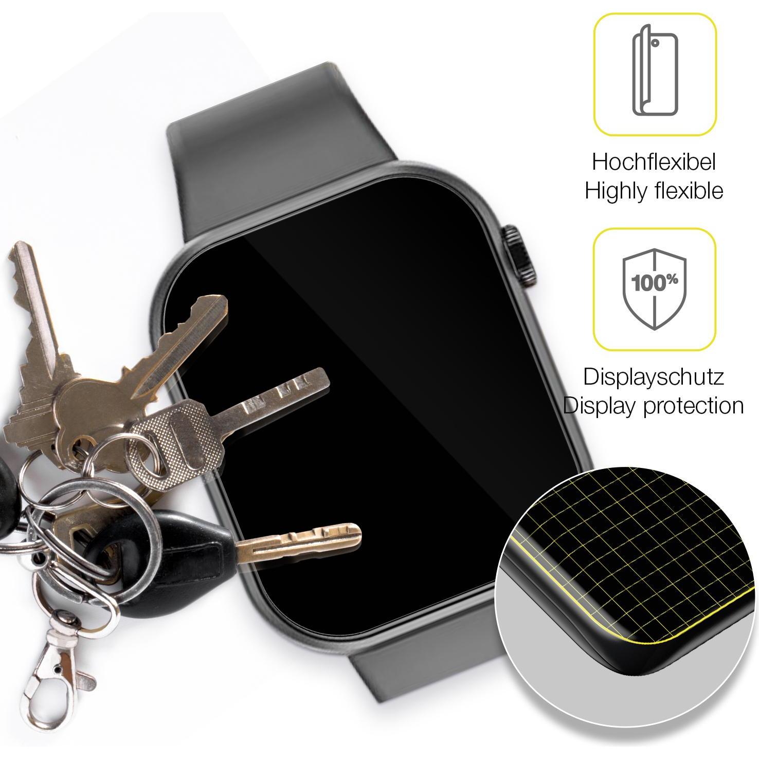 Thumbnail - Dipos 3D Full Cover Schutzfolie, Smartwatch Schutzfolie, Transparent