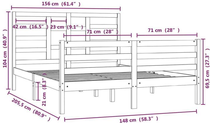 Produktbild vidaXL Serafina (150 x 200 cm)