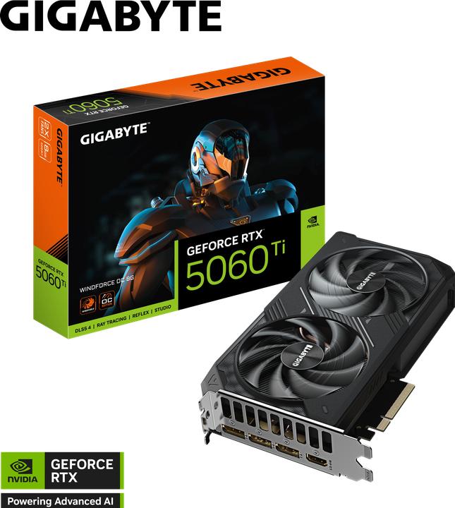 Immagine prodotto Gigabyte GeForce RTX 5060 Ti WINDFORCE OC (8 GB)