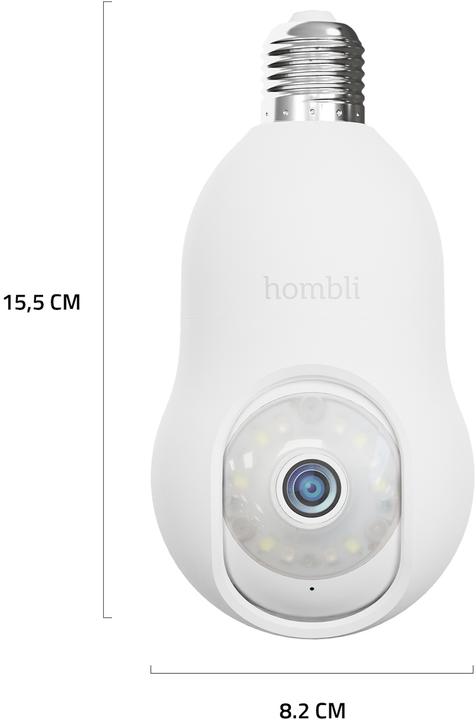 Actual product image Hombli Bulb Cam (2560 x 1440 Pixels)