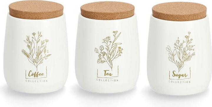 Immagine prodotto Zeller Present Barattolo "caffè" con coperchio in sughero, 750 ml, metallo (0.75 l)