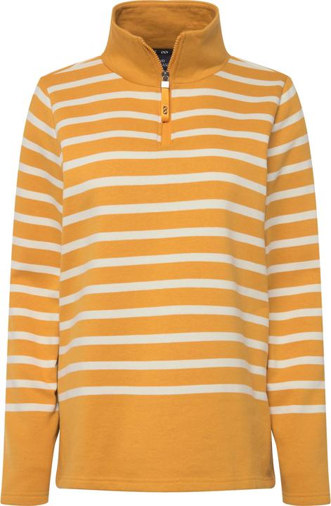 Image du produit Laurasøn Sweat-shirt à rayures, col camionneur et manches longues. Label OEKO-TEX (M)