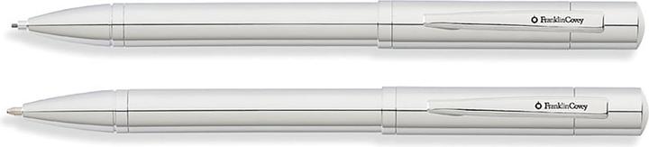 Actual product image Cross Writing instrument set Greenwich biros + mechanical pencil 0.9mm polished chrome (Bright chrome, 1 x)