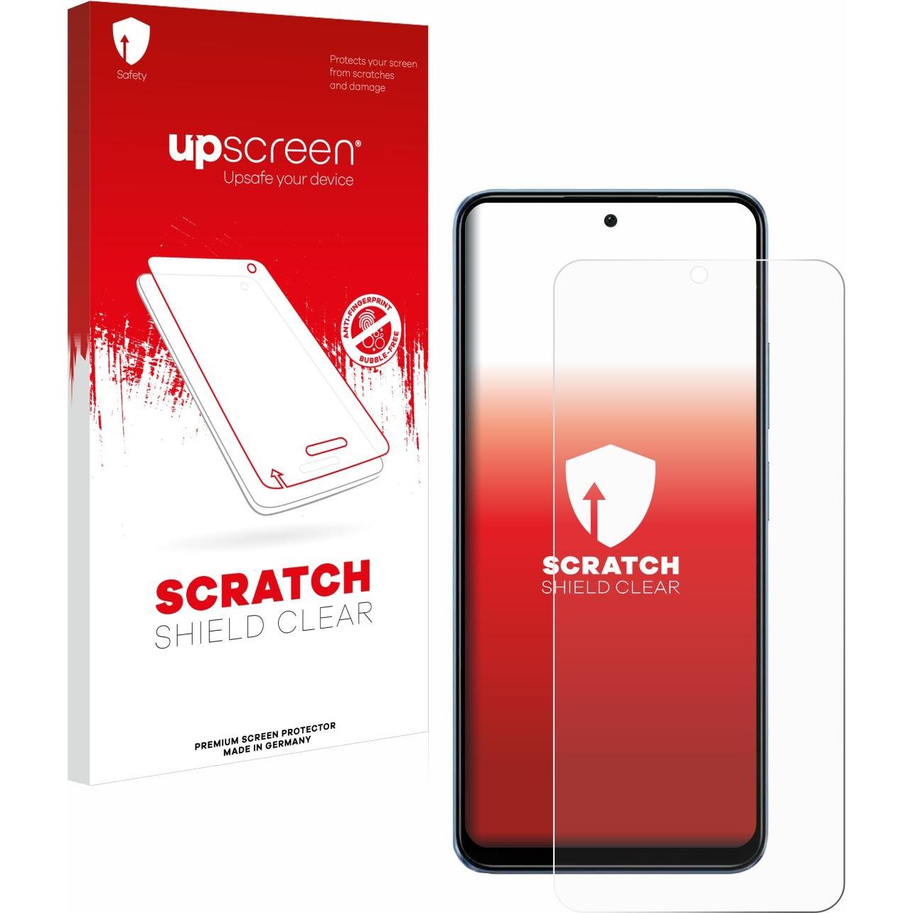 upscreen Scratch Shield Displayschutz (1 Stück, Xiaomi Redmi Note 12), Smartphone Schutzfolie, Transparent
