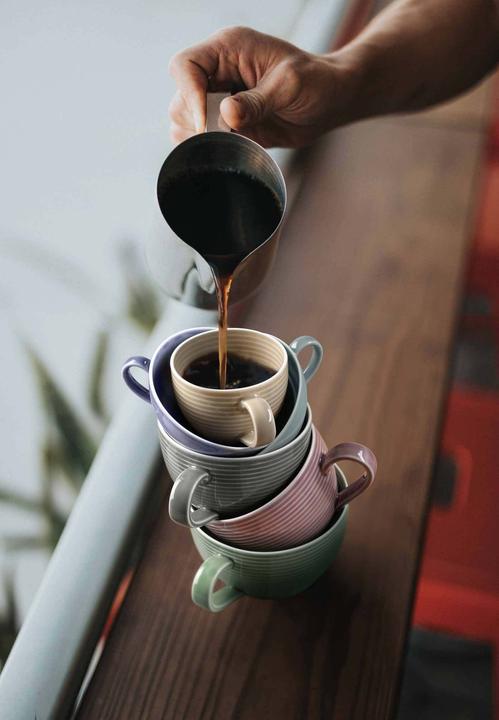 Image du produit Seltmann Beat Color Glaze Tasses à café au lait (350 ml, 6 x)