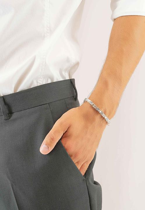 Immagine prodotto Muau Catena del Re (19 cm, Argento)