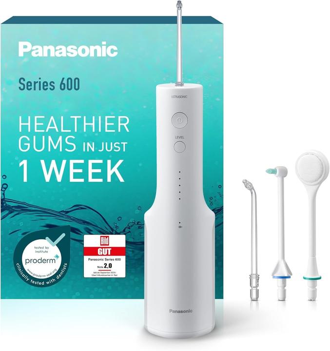 Panasonic Rechargeable EW-DJ67 oral irrigator with ultrasonic technology