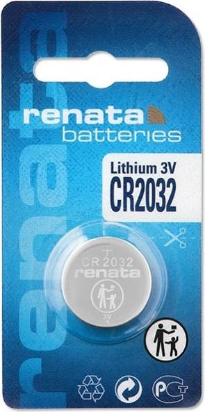 Produktbild Renata Lithium CR2032 (1 Stk., CR2032, 225 mAh)