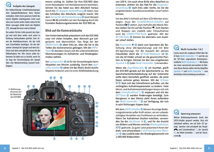 Immagine prodotto Canon EOS 90D (Tedesco, Christian Bildner, Dott.ssa Kyra Sänger, Dr Christian Sänger, 2019)