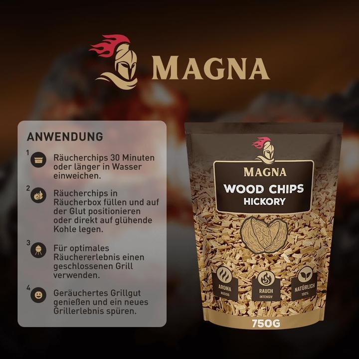Immagine prodotto Magna 5-teiliges Räucherchips-Set Hickory