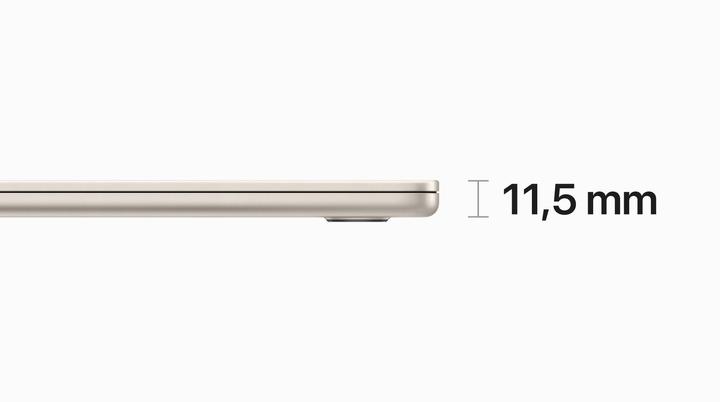 Produktbild Apple MacBook Air – 2023 (15", M2, 8 GB, 256 GB, DE)
