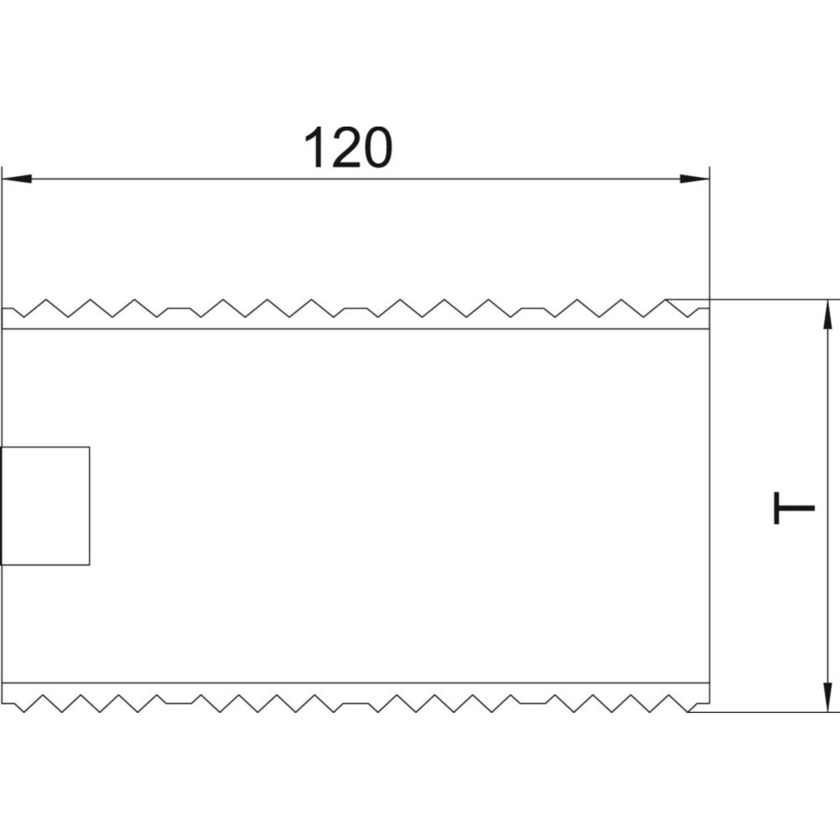 Thumbnail - OBO Bettermann, Netzstecker + Netzkupplung, GS-KUP70 Kupplung universal f.Kanaltiefe 70 70x120x0,5 A2 6277290