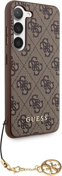 Produktbild Guess 4G Charms Case für Samsung Galaxy S23+ - brown (Samsung Galaxy S23+)