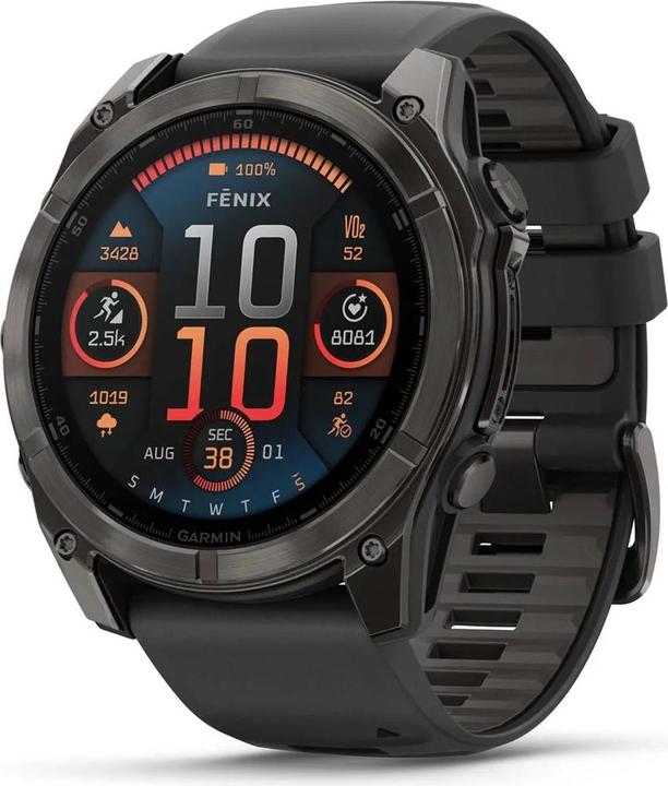 Actual product image Garmin Fenix 8 AMOLED Sapphire Titan (47 mm)