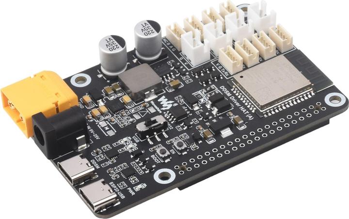 Image du produit WaveShare Direct Drive Servo Motor Driver HAT avec ESP32