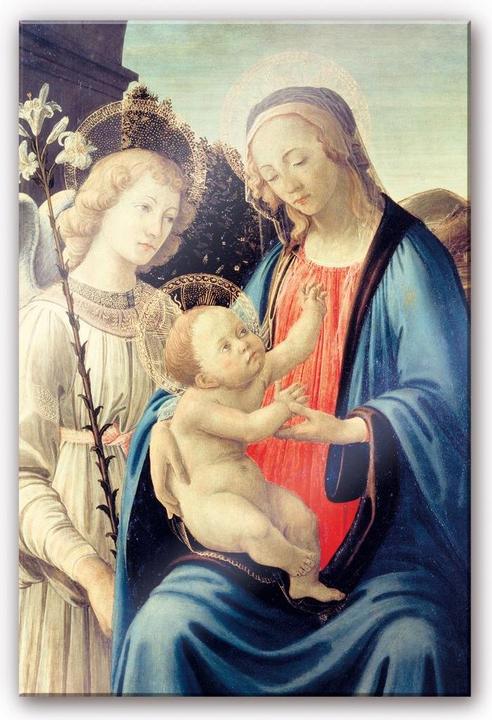 Image du produit Trenddeko Botticelli - Vierge à l'Enfant avec un ange (40 x 60 cm)