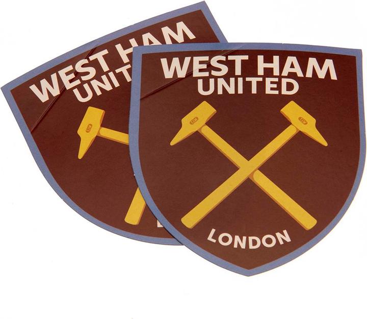 Produktbild West Ham United FC Crest Geschenkverpackungsbögen (2x)
