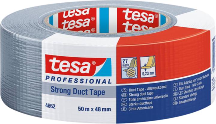 Actual product image tesa Concrete tape yellow 50m:48mm (48 mm)