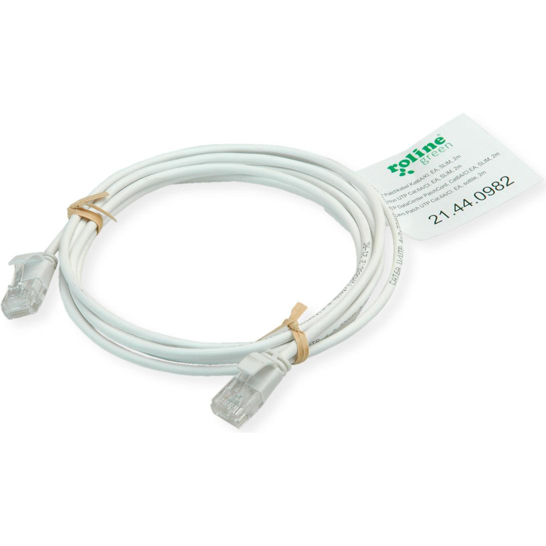 Thumbnail - Roline UTP Patchkabel Kat.6A (Class EA), LSOH, slim (UTP, CAT6a, 5 m), Netzwerkkabel