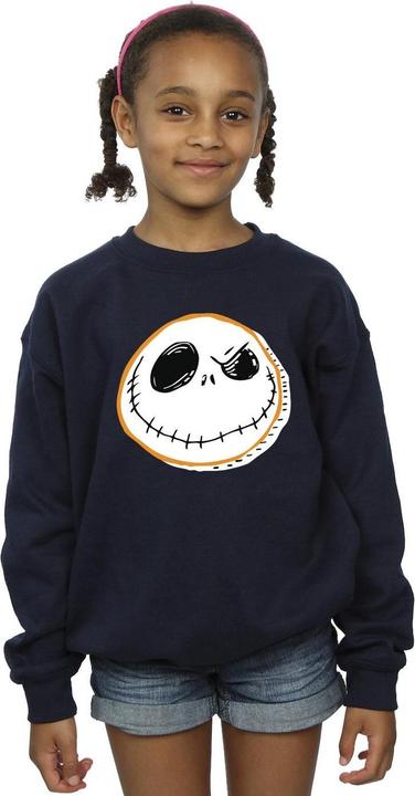 Immagine prodotto Disney The Nightmare Before Christmas Jack Face Felpa Ragazze (128)