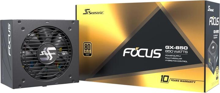 Produktbild Seasonic Focus GX-850 V4 850W ATX3.0 black (850 W)