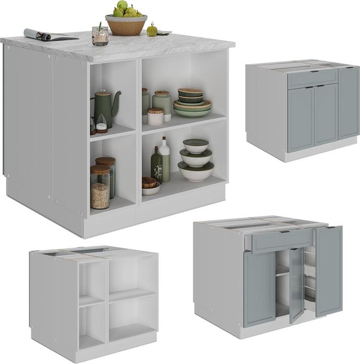 Produktbild Vicco Kücheninsel Fame-Line (90 x 82 x 82 cm)