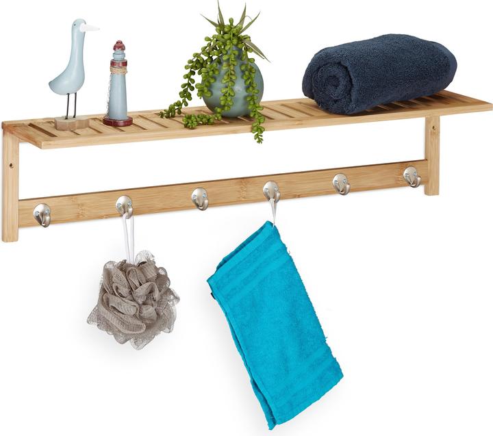 Relaxdays Wall towel rack