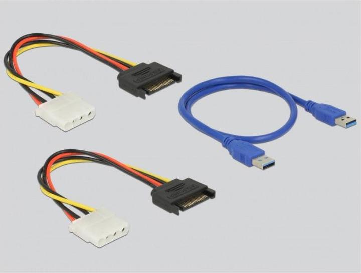 Actual product image Delock PCI-Express riser card, x1 to 4x x16