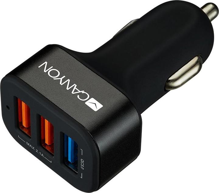 Produktbild Canyon KFZ-Ladegerät 3Port,3xUSB-A QuickCharge